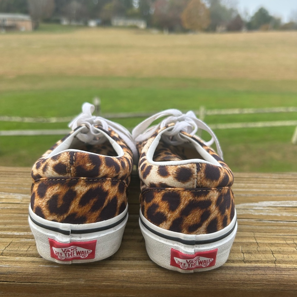 Vans Wild Leopard Canvas Shoes - Picture 3 of 5